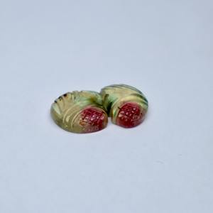 Par de Turmalinas Naturales de Calidad Premium, Talladas, Corte Brillante, Multicolor, 10 Quilates, Piedras Preciosas Sueltas, Certificadas por Terceros - Product Image 4