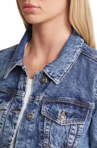 แจ็คเก็ตยีนส์สำหรับผู้หญิงบริการ OEM เสื้อแจ็คเก็ตยีนส์สำหรับใส่กลางแจ้งสินค้าใหม่2024 - Product Image 3