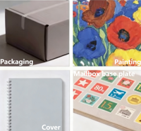 Carton gris laminé, papier de 3 mm d'épaisseur, carton gris de 1800 g/m², feuille ou rouleau pour couverture de carnet, emballage, plaque de base de boîte aux lettres