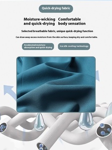 Pantalones cortos deportivos de verano para hombre, tejido de punto transpirable, secado rápido y seda de hielo, pantalones cortos informales sueltos de talla grande, envío DDP - Product Image 3