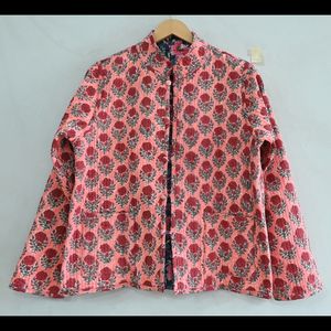 Chaqueta de estilo bohemio hippie, chaqueta acolchada para mujer, chaqueta Kantha con estampado de bloques, abrigo de invierno, Chaqueta de algodón hecha a mano, regalo para ella - Product Image 5
