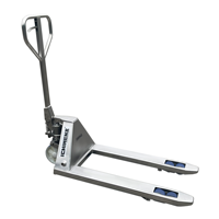 Chariot à palettes hydraulique manuel ICHIMENS de haute qualité, 450x800mm, roues tandem en nylon, acier inoxydable, capacité de 2,5 tonnes, garantie de 3 ans, EUR1 CE