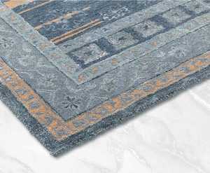 พรมไหมพรมขนสัตว์ทำมือสุดหรูทันสมัยผ้านิ่มผูกปมปรับแต่งได้ขนาด5x8ถึง12X14ลวดลายนามธรรมสำหรับบ้านสำนักงานโรงแรม - Product Image 3