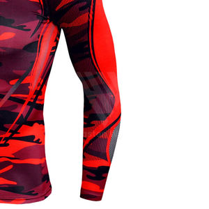 Ropa Deportiva con Logotipo Personalizado, Camiseta Deportiva de Manga Larga para Hombre, Ajuste Suave, Secado Rápido, Compresión, Ropa Deportiva para Fitness - Product Image 5