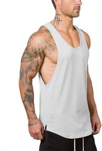 Nouveau design Débardeur musculaire sans manches avec logo personnalisé pour hommes pour l'entraînement en salle de sport, la musculation, le fitness et les vêtements de sport - Product Image 2