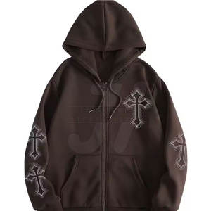 Sudaderas con diamantes de imitación para hombre superventas en línea Precio barato Nueva llegada Sudaderas con capucha con diamantes de imitación para hombre - Product Image 1