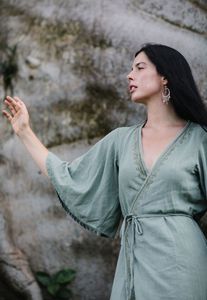 Tela de gasa de algodón de 2 yardas gasa de muselina de gasa Doble - Product Image 3