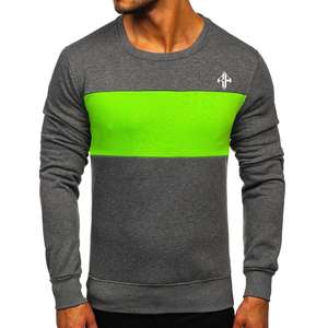 ATLANTIC-Sudaderas informales de gran tamaño con cuello redondo para hombre, sudadera de invierno, 100% algodón, éxito de ventas - Product Image 5