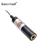 Módulo láser de diodo de línea roja enfocable de 650nm, localizador de Lentes de vidrio para costura, bordado, alineación de trabajo