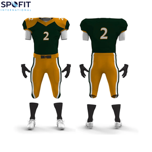 Nouvel uniforme de football américain avec tissu respirant et coutures durables, ensembles grande taille, respirant et confortable - Product Image 1