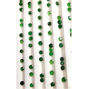 247ชิ้นของ tsavorite ธรรมชาติ3มม. 4มม. รอบ Facet 45 CTS ล็อต iroc ขายสีเขียว tsavorite อัญมณีหลวมตัดเรา $360 - Product Image 4