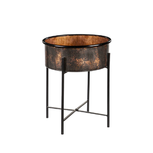 Soporte de maceta de Metal Vintage de Grado Superior Logotipo abstracto único Precio razonable para macetas y macetas de alta calidad - Product Image 1