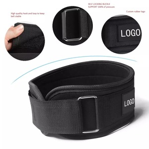 Venta caliente cómodo equipo de gimnasio de neopreno cadena ponderada soporte de cintura levantamiento de pesas cinturón de inmersión extraíble - Product Image 5