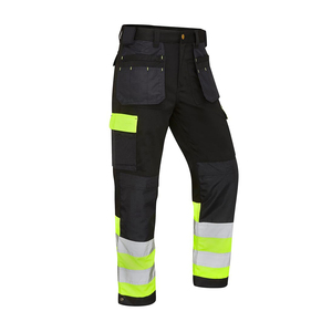 Vêtements de travail de sécurité réfléchissants en poly coton de haute qualité pantalons de travail de protection pour pantalons de travailleur de la construction - Product Image 5