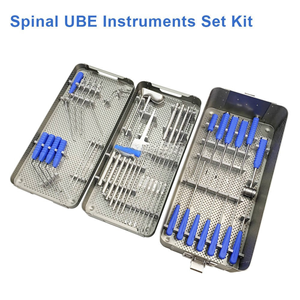 Set de Instrumentos UBE para Columna de Acero Inoxidable, Instrumentos Endoscópicos Biportales Unilaterales con Estuche, Manual Autoclavable, con Certificación CE - Product Image 6