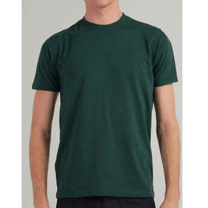 2024 été Logo personnalisé poids lourd personnaliser votre propre marque étiquette impression Logo col rond couleur verte coton Jersey t-shirts - Product Image 2