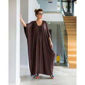 New Traditional Rayon <b>Kaftan</b> <b>Women</b> Long Sleeved Summer Wedding Wear Lace Decoration Excellent Quality Washable Knees-Length - Product Image 1