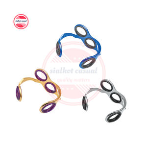 Pulsera de acero inoxidable Unisex, brazalete de peluquero profesional Chapado en Color personalizado, de belleza - Product Image 1