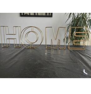 Alambre de hierro de pie de plata antigua decorativo de la A LA Z todos los alfabetos unidos para la decoración de la Mesa del hogar E letra del alfabeto - Product Image 4