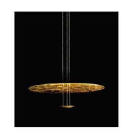 Lampe suspendue LED noire simple et moderne, design farmhouse, aluminium, lumière blanc chaud, intensité réglable, salon, salle à manger, cuisine