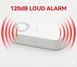 Standalone Water <strong>Leak</strong> Sensor <strong>Detector</strong> 120dB Loud Flood Alarm Home Security Kitchen Basement Leakage Alert - Product Image 2