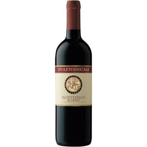 Montefalco Rosso DOC Structured Umbrian Red <b>Wine</b> 750ml 6 Bottles Per Box Spoleto Ducale 750ml Red <b>Wine</b> 6 Bottles Per Box - Product Image 1