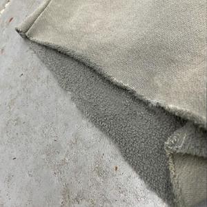 Sweat à capuche en polaire délavé à l'acide pour hommes et survêtement court délavé au soleil Ensemble deux pièces surdimensionné avec fonction anti-rétrécissement - Product Image 5