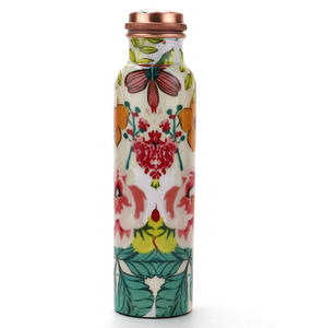 ขวดน้ำทองแดง (1000 มล.) ทองแดงบริสุทธิ์ 100% ปราศจากสาร BPA เป็นภาชนะเครื่องดื่มที่เป็นมิตรกับสิ่งแวดล้อมพร้อมคุณสมบัติป้องกันการเกิดออกซิเดชัน - Product Image 6