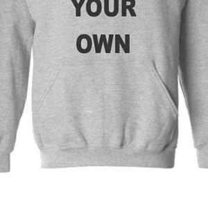 Mejor diseño de alta calidad Oem Service Color sólido básico algodón mezclado precio al por mayor serigrafía sudaderas con capucha para la venta - Product Image 4