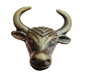 Poignées de meuble en fonte antique en laiton, poignées modernes pour armoire, tiroir, commode, cuisine, chambre à coucher, salle de bain - Product Image 3