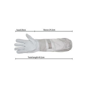 Vente en gros de gants de protection anti-piqûre en cuir de chèvre respirant pour l'apiculture - Product Image 6
