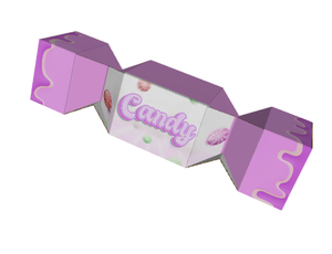TH CBB-087 Boîte en forme de bonbon imprimée sur mesure avec logo personnalisé et design Emballage unique pour cadeaux sucrés, événements spéciaux - Product Image 3