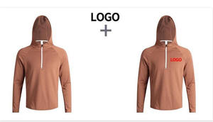 Sweat à capuche zippé de haute qualité pour hommes sweat à capuche d'hiver personnalisé coupe ajustée surdimensionné séchage rapide respirant jogging porter des sweats à capuche - Product Image 4