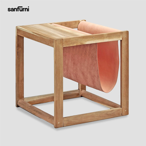 Hot selling Wooden <b>Side</b> <b>Table</b> Living Room <b>Side</b> <b>Table</b> Simple Modern <b>Side</b> <b>Table</b> book <b>storage</b> direct factory - Product Image 2