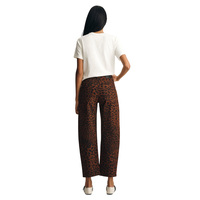 Jeans Casuales de Barril para Mujer al por Mayor, Personalizados OEM ODM, Mezclilla Premium, Corte Regular Medio, Transpirables, Lavados, Sólidos, Directo de Fábrica, Moda