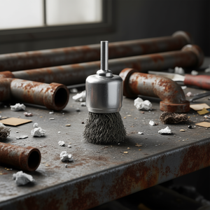 Cepillo de alambre corrugado Stanley con mango para diversas necesidades de limpieza - Product Image 3