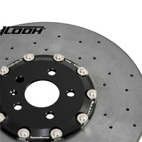 ICOOH Gen 2 Cakram Rem Keramik Karbon 380*32mm untuk Depan Nissan GTR GTR35