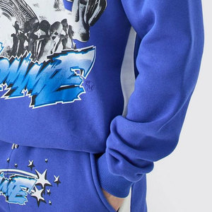 Survêtements d'hiver pour hommes 2026, imprimés unis, grandes tailles, coton biologique, légers, respirants, écologiques, décontractés, fitness - Product Image 6