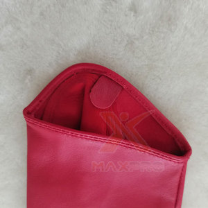 Pakistan Made High Quality Leather Winter Fashion <b>Gloves</b> for Unisex Outdoor Casual Use Touchscreen Compatible <b>Wool</b> Lining - Product Image 4