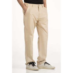 กางเกงชิโนทรงตรงผ้าฝ้าย 100% ผ้าอ็อกซ์ฟอร์ดเนื้อผ้าขนสัตว์ เอวกลาง ซิป สีสันสดใส น้ำหนักเบา เหมาะสำหรับใส่เป็นสูท ไซส์ XL รุ่น MN-TRC-SS25-008 - Product Image 1