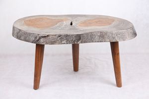 Table basse moderne SOLOBEAT, en bois massif artisanal, meubles de salon - Product Image 3