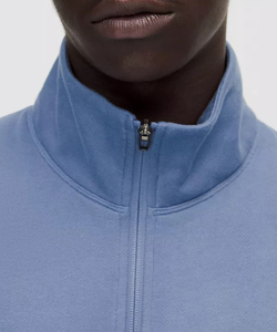 Sweat-shirt pour homme à col rond et fermeture éclair sur le devant, coupe moderne et premium, respirant, essentiel, chaud, tendance et confortable - Product Image 4