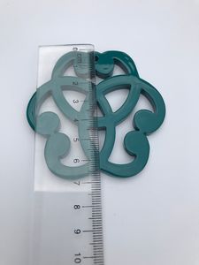 Collier bohème pour femme avec pendentif rosette, 100% corne de buffle, finition laquée polie, bijoux écologiques sur le thème de l'amour - Product Image 6