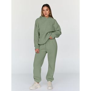 Nouveau haute qualité femmes survêtement sweats à capuche sweat pantalon ensembles vêtements de Sport costume décontracté sweat chemises femmes survêtements 2026 - Product Image 2