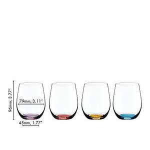 Riedel Happy O Vol. Ensemble de 4 verres à vin classiques en cristal, élégants gobelets à eau pour la restauration hôtelière - Product Image 2