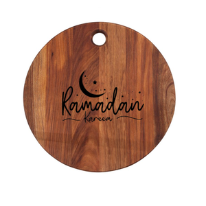 Wholesale Natural Acacia Wood Engraved <b>Islamic</b> Cutiing Board Rectangle Chopping Board Muslim <b>Gift</b> from Vietnam - Product Image 2