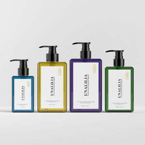 ขวดพลาสติก PETG แบบแบน พิมพ์ลายซิลค์สกรีน สำหรับปั๊มโลชั่น สเปรย์ แชมพู ครีมนวดผม บรรจุภัณฑ์เครื่องสำอางแบบกำหนดเอง ขนาด 150 มล. 200 มล. - Product Image 3