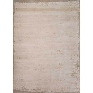 พรมขนสัตว์ผสมไหมไผ่ถักมือสีน้ำตาลเบจคลาสสิกของ Kavi ลาย Chaos Theory-Abstract สำหรับตกแต่งห้องนั่งเล่นในบ้าน รุ่น Esk-316 - Product Image 1