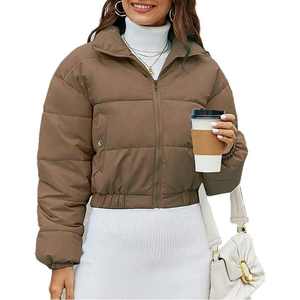 Chaquetas Bomber Personalizadas de Alta Calidad al por Mayor para Mujer, Talla Grande, el Mejor Diseño, Transpirables, Impermeables, para Invierno - Product Image 3