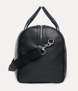 Sac de voyage en cuir PU personnalisé avec compartiment à chaussures, style vintage, week-end, unisexe, extensible, sangle réglable, grande capacité, fermeture à glissière - Product Image 4